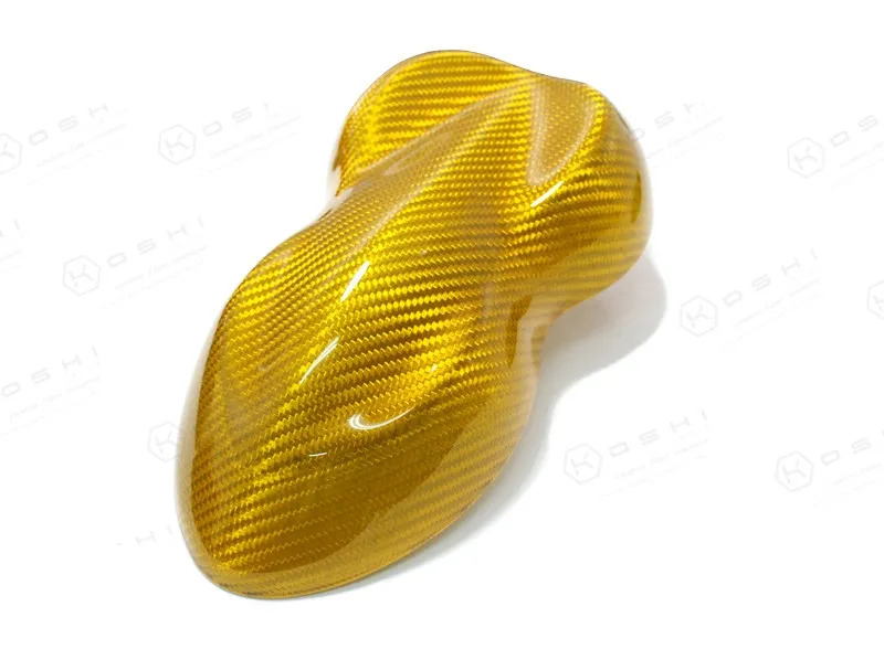 Alfa Romeo 4C Carbon Fiber Exterior Door Handle Trim Set - Yellow Candy